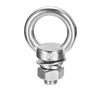 Sourcing Map Lifting Bolt, M14x25mm Eye Bolt Set with Nut Washer, 304 Stainless Steel Shoulder Lifting Ring for Hanging Items