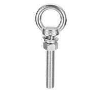 Sourcing Map Lifting Eye Bolt, 1 Set M14 x 100mm Eye Bolt with Nut Washer 304 Stainless Steel Shoulder Lifting Ring