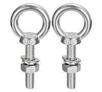Sourcing Map Lifting Eye Bolt Set, M10x50mm Stainless Steel Shoulder Lifting Ring