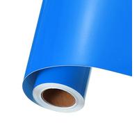 sourcing map Light Blue Permanent Vinyl, 12 Inch x 14ft Adhesive Vinyl Roll for Decal Cutting, Signs, Scrapbooking, DIY Craft, Home Decoration