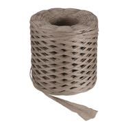 sourcing map Light Coffee Raffia Ribbon, 219 Yard Natural Raffia Paper String 4mm Wide Packing Paper Twine Rope for Gift Wrapping DIY Crafts Crocheting Knitting Holiday Decoration