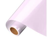 sourcing map Light Pink Heat Transfer Vinyl, 10 Inch x 8ft Iron-on Vinyl Roll for Decal Cutting, Signs, Scrapbooking, DIY Craft, Home Decoration
