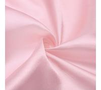sourcing map Light Pink Satin Fabric by the Yard, 1.6 Yards 39.4" Wide Silky Soft Cloth Fabrics for Bridal Dress Wedding Decorations DIY Crafts Sewing Napkins