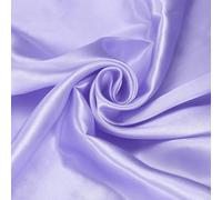 sourcing map Light Purple Satin Fabric by the Yard, 2 Yards 60" Wide Silky Satin Fabric Solid Satin Cloth Fabric for Bridal Dress Wedding Decorations Crafts Sewing