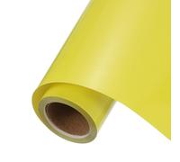 sourcing map Light Yellow Permanent Vinyl, 10 Inch x 8ft Adhesive Vinyl Roll for Decal Cutting, Signs, Scrapbooking, DIY Craft, Home Decoration