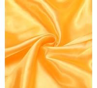 sourcing map Light Yellow Satin Fabric by The Yard, 2 Yards 60" Wide Silky Satin Fabric Solid Satin Cloth Fabric for Bridal Dress Wedding Decorations Crafts Sewing