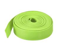 sourcing map Lightweight Polypropylene Webbing Strap 20mm(0.8") 10 Yard Backpack Strapping Band Yellowish Green for Outdoor Luggage Cargo Straps