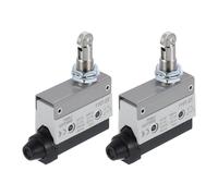 sourcing map Limit Switch Roller Plunger TZ-7311 Mount 1NC+1NO 3D Printer Door Switch Metal Momentary Switch 2 Pcs