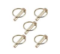 sourcing map Linch Pin with Ring - 8mm x 41mm Trailer Pins Assortment Kit for Boat Kayak Canoe Trailer Tractor Trolley Horsebox 5Pcs