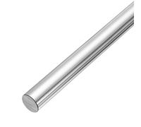sourcing map Linear Motion Rods, 20mm x 600mm(0.79" x 23.62") Solid Case Hardened Chrome Plated Linear Rail Rod Shaft Guide for CNC DIY Crafts 3D Printer Model Car Airplane