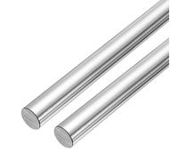 sourcing map Linear Motion Rods, 2Pcs 16mm x 600mm(0.63" x 23.62") Solid Case Hardened Chrome Plated Linear Rail Rod Shaft Guide for CNC DIY Crafts 3D Printer Model Car Airplane