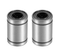 sourcing map LM10UU Linear Ball Bearings 10mm Bore 19mm OD 29mm Long for CNC Machine 3D Printer 2pcs