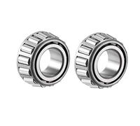 sourcing map LM11749 Tapered Roller Bearing Single Cone 0.6875" Bore 0.575" Width 2pcs