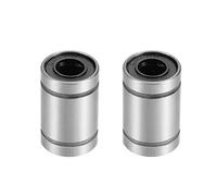 sourcing map LM6UU Linear Ball Bearings 6mm Bore 12mm OD 19mm Length for CNC Machine 3D Printer 2pcs