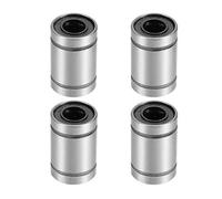 sourcing map LM6UU Linear Ball Bearings 6mm Bore 12mm OD 19mm Length for CNC Machine 3D Printer 4pcs