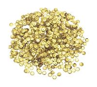 sourcing map Loose Sequins 1100 Pcs 8MM Silver Backed Cup Embroidery Sequins Spangles for Jewelry Making Crafts Sewing, Light Gold