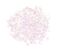 sourcing map Loose Sequins 2200 Pcs 8MM AB Color Cup Embroidery Sequins Spangles for Jewelry Making Crafts Sewing, Transparent White