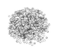 sourcing map Loose Sequins 4000 Pcs 5MM Silver Backed Cup Embroidery Sequins Spangles for Jewelry Making Crafts Sewing, Lead Gray