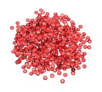 sourcing map Loose Sequins 4000 Pcs 5MM Silver Backed Cup Embroidery Sequins Spangles for Jewelry Making Crafts Sewing, Red