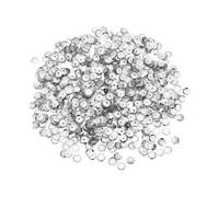 sourcing map Loose Sequins 4000 Pcs 5MM Silver Backed Cup Embroidery Sequins Spangles for Jewelry Making Crafts Sewing, Silver Tone