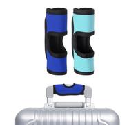 sourcing map Luggage Handle Wrap, 2 Pcs Hollow Neoprene Handbag Grip Cover Protector Luggage Identifiers Suitcase Handle Wraps for Luggage Suitcase Travel Bags, Cyan/Sapphire Blue