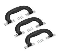 sourcing map Luggage Handles, 3Pcs 151mm/5.94inch Plastic Pull Handle Suitcase Case Replacement Handles with Screws for Case Suitcase Toolbox, Black