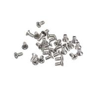 sourcing map M1.4 x 3mm Phillips Screw Fastener Silver Tone for Laptop PC TV Fan Switch 150pcs