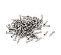 sourcing map M1.4 x 8mm Cross Head Countersunk Self Tapping Screw 100 Pcs