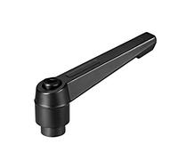 sourcing map M10*1.5 Handle Adjustable Clamping Lever Thread Push Button Ratchet Female Threaded Stud