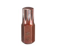 sourcing map M10 Torx Screwdriver Bit 10mm Hex Shank 30mm Length S2 Steel Security Tamper Proof 12 Point Head Hex Screw Driver Bits