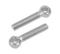 sourcing map M10 x 50mm Machinery Shoulder Swing Lifting Eye Bolt 304 Stainless Steel Metric Thread 5pcs