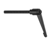 sourcing map M10 x 90mm Adjustable Knobs Handle Male Thread Push Button Ratchet Quick Release Locking Rotating Bolt for Lathe Machinery, Black