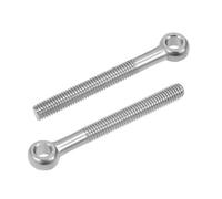 sourcing map M10 x 90mm Machinery Shoulder Swing Lifting Eye Bolt 304 Stainless Steel Metric Thread 2pcs