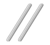 sourcing map M10x120mm Fully All Threaded Rod, 2Pcs 316 Stainless Steel Long Threaded Screw 1.5mm Thread Pitch Right Hand Threads for Furniture Mounting Assembly Fastening
