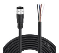 sourcing map M12 5 Pin Straight Female Aviation Connector Cable, 19.7ft Waterproof IP67 Aviation Sensor Electrical Cable