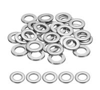 sourcing map M12 Flat Washer for Screw, 30Pcs Metal Washers 12MM ID x 24MM OD x 3MM Thick