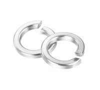 sourcing map M12 Split Lock Washer, 25Pcs 304 Stainless Steel Spring Lock Washers Metal Split Ring Washer for Screw Bolts Machinery