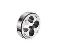 sourcing map M12 X 1.25 Metric Round Die, Machine Thread Left Hand Threading Die, Alloy Tool Steel Screw Thread Cutting Die