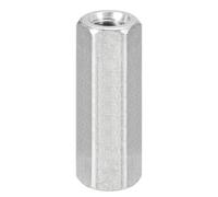 sourcing map M12 x 1.75-Pitch 55mm Length Coupling Nuts, 1pcs 304 Stainless Steel Metric Hex Rod Coupling Nuts