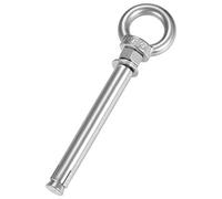 sourcing map M12 x 150 Expansion Eyebolt Eye Nut Screw with Ring 304 Stainless Steel Anchor Raw Bolts 1 Pcs
