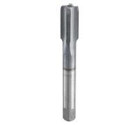 sourcing map M12x0.75mm Metric Thread Tap 6542 Cobalt High-Speed Steel TiCN | Coated Plug Tap,Right Hand Straight Flutes Screw,Threading Hand Tap