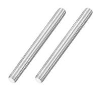 sourcing map M12x120mm Fully All Threaded Rod, 2Pcs 316 Stainless Steel Long Threaded Screw 1.75mm Thread Pitch Right Hand Threads for Furniture Mounting Assembly Fastening