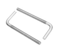 sourcing map M12x150mm 7/L-Shaped Right Angle Bolt Screw, 304 Stainless Steel L Shape Foundation Bolt Long Square Bend Screw, 2 Pcs