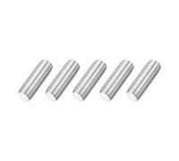 sourcing map M12x35mm Fully All Threaded Rod, 5Pcs 316 Stainless Steel Long Threaded Screw 1.75mm Thread Pitch Right Hand Threads for Furniture Mounting Assembly Fastening