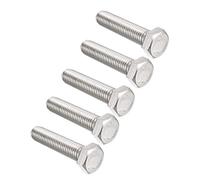 sourcing map M12x55mm Hex Bolts 304 Stainless Steel Hexagon Screw Bolt 5pcs