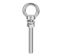 Sourcing Map M14 x 120mm Lifting Eye Bolt Set - 304 Stainless Steel Shoulder Ring With Nut and Washer for Hanging Items