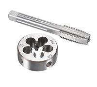 sourcing map M14 x 2mm Metric Tap and Die Set, Machine Thread Screw Tap with Round Threading Die, Tap & Die Kit for Nut Screw Bolt Thread Repair