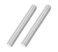 sourcing map M14x120mm Fully All Threaded Rod, 2Pcs 316 Stainless Steel Long Threaded Screw 2mm Thread Pitch Right Hand Threads for Furniture Mounting Assembly Fastening
