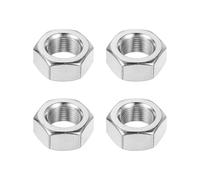 sourcing map M14x1mm Hex Nuts, 4Pcs 304 Stainless Steel Metric Fine Thread Hexagon Lock Nuts Fasteners 22mm/0.87" Width, 11mm/0.43" Height for Machinery Automotive Industrial Use