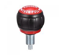 sourcing map M16 Pull Pin Spring Knob Replacement Parts for Home Fitness Height Adjustment Screws Equipment Black Red